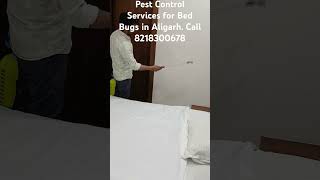 Pest Control Services for Bed Bugs in Aligarh by Pest Control Services And Products Call 8218300678 [upl. by Halbert]