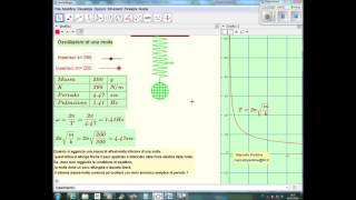 Oscillazioni di una molla [upl. by Iiette]