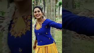 భాను  in Manasichi choodu serial Keerthibhat latest video 💙💛💙 [upl. by Ahsimet]