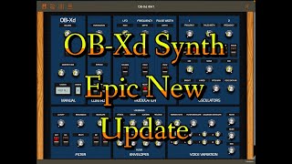 OBXd Synth  Updated With New Sound Banks  Midi CC amp OnScreen Keyboard  Live iPad Demo [upl. by Octavla]