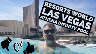 A closer look at Athena Infinity Pool at Resorts World Las Vegas [upl. by Llerrehs]