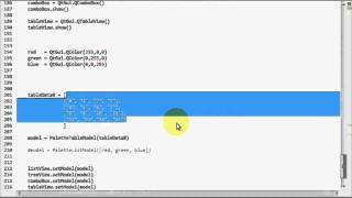 PyQt4 Model View Tutorial Part 031 [upl. by Gibun]
