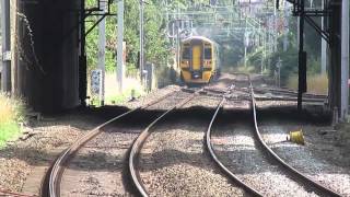 Trains at Smethwick Galton Bridge 290813 INCLUDES 350 110 [upl. by Anitnegra]