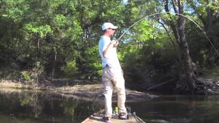 Go Pro Bass Fishing on the Withlacoochee River [upl. by Asiluy]