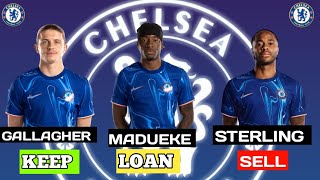 KEEPLOANSELL  CHELSEA SQUAD FOR THE 20242025 SEASON [upl. by Wylde746]