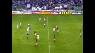 Zidane Volley 40 yards out with weaker foot Bordeaux [upl. by Eada]