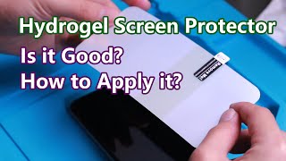 Soft Hydrogel Film Screen Protector Is it Good How to Apply it [upl. by Alaj625]