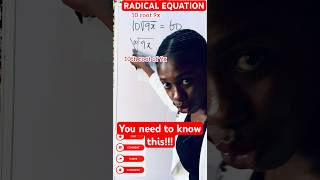 A stepbystep guide on how to solve Radical Equation [upl. by Alysa]