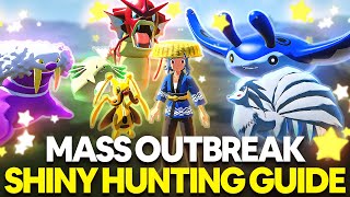 Ultimate Mass Outbreak Shiny Hunting Guide in Pokemon Legends Arceus V10  V101 [upl. by Guise]