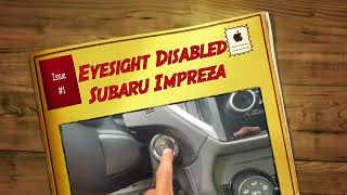 How to fix Eyesight Disabled on Subaru Impreza [upl. by Mcgrody225]