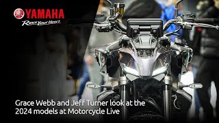 The 2024 Yamaha Models at Motorcycle Live UK [upl. by Enenaj]