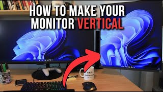 How To Make Your Monitor Vertical [upl. by Lerat]