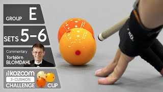 3CUSHION Kozoom Challenge Cup  Group E  Sets 56 [upl. by Yrrehc]