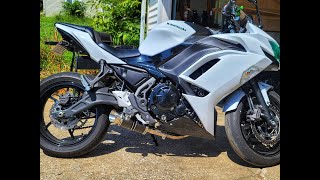 New Exhaust  Ninja 650 [upl. by Nordna]