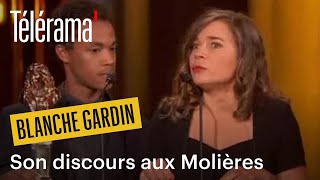 Aux Molières Blanche Gardin tacle les défenseurs de Roman Polanski [upl. by Ursula601]