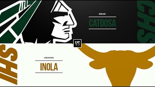 Southern Football Friday Night  Inola Longhorns  Catoosa Indians  Battle of the Ports [upl. by Naik]