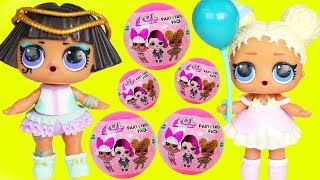 Flower Child Gets New Big Party Favor Balls by LOL Surprise Dolls [upl. by Eicul]