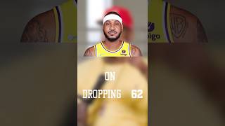 Carmelo Anthony Talks About Dropping 62 [upl. by Adriaens]