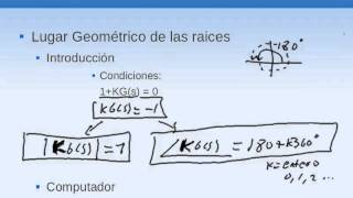 062 Sistemas de Control Lugar Geometrico de las raices Introduccion 2 [upl. by Blaseio]