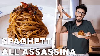 SPAGHETTI ALLASSASSINA  RICETTA ORIGINALE BARESE [upl. by Lesig134]