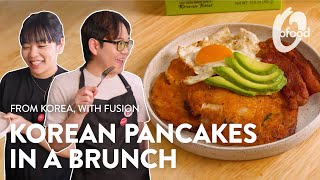 From Korea with Fusion Ep4 O’Food Korean Pancakes in a Brunch 🥓 [upl. by Mosby810]