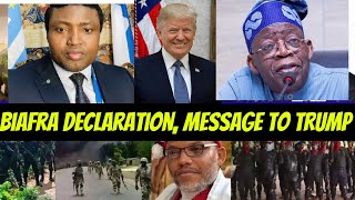 Biafra news today Shocking Message to Donald Trump Tinubu government is panicking [upl. by Iana377]