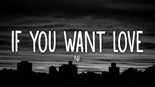 NF  If You Want Love Lyrics [upl. by Eineeuq605]