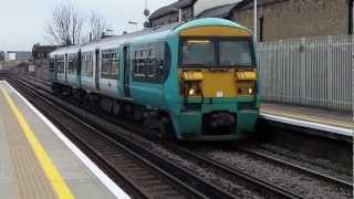 South London Line  Class 456 at Clapham High Street [upl. by Purdy]