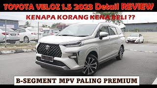 PART 1 TOYOTA VELOZ 2023 MALAYSIA 15 in detail review [upl. by Ellehcsor]