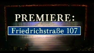 quotPremiere Friedrichstraße 107quot  Eröffnung des neuen Friedrichstadtpalasts Berlin April 1984 12 [upl. by Eimiaj792]