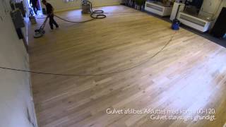 Sanding and lacquering of a Junckers floor [upl. by Mcclees]