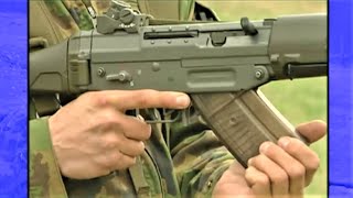 PART 1 Stgw 90 SIG SG 541550 Swiss Army 2001 Training Film with EN subtitles [upl. by Rabassa657]