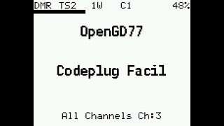 Codeplug fácil com Opengd77 [upl. by Bedwell]