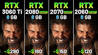 RTX 3060 Ti vs RTX 2080 SUPER vs RTX 2070 SUPER vs RTX 2060 SUPER  Test in 12 Games in 2024 [upl. by Rehctaht927]