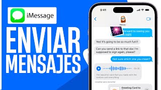 Cómo ENVIAR MENSAJES por iMessage en iPhone 2024  Como Usar iMessage [upl. by Avelin]