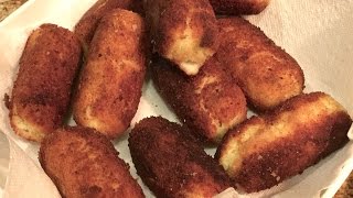 How to Make Panzerottis Italian Potato Croquettes [upl. by Delaney]