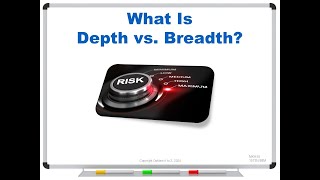 What Is Depth vs Breadth [upl. by Zanahs]