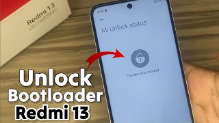 How to unlock Bootloader Redmi 13  Redmi 13 unlock bootloader instantly [upl. by Rubie]