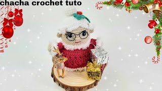 Tuto décoration de Noël  la mère Noël amigurumi au crochet amigurumi crochet noel tutocrochet [upl. by Cottrell927]