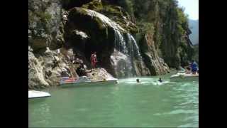 Lac de Sainte Croix et entrée des gorges du Verdon en canoe [upl. by Procora997]