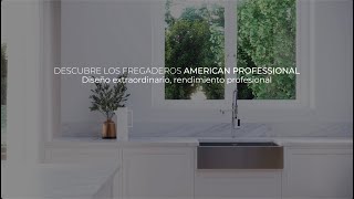 Nuevos fregaderos de acero inoxidable American Professional de Teka [upl. by Ancell]