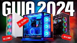 Guia do PC Gamer 2024 PC Baratinho PC Ideal e PC topo de linha [upl. by Nnayt]