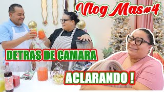 DETRAS DE CAMARA  ASI CREAN LOS CHISMES  VLOGMAS DIA 4 [upl. by Gill]