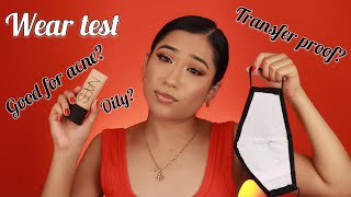 Honest review on the NEW Nars soft matte foundation  Wear test  Is it good for acne prone skin [upl. by Aiderfla]