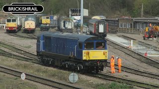 British Rail 58023 running under own power  Leicester LIP Depot  300321 [upl. by Andreana]