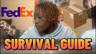 FEDEX PACKAGE HANDLER SURVIVAL GUIDE📦 [upl. by Nhguahs935]