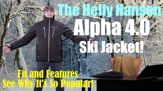 Reviewing The Helly Hansen Alpha 40 Ski Jacket [upl. by Saks]