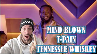 MIND BLOWN T Pain  Tennessee Whiskey cover REACTION [upl. by Anelle857]