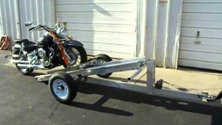 MOTORCYCLE TRAILER UNLOAD [upl. by Lowndes]