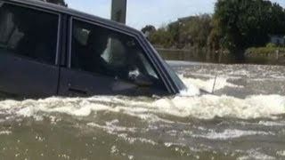 What to Do Car Sinking in Water Only Seconds to React [upl. by Idnarb]